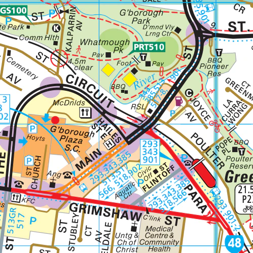 Melway Banyule Council WallMap - Image 2