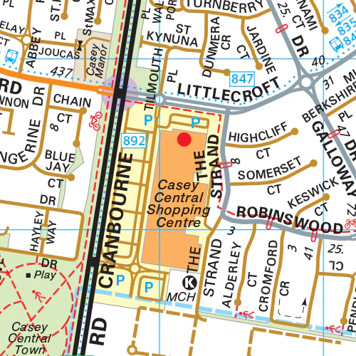Melway Casey Council WallMap - Image 2