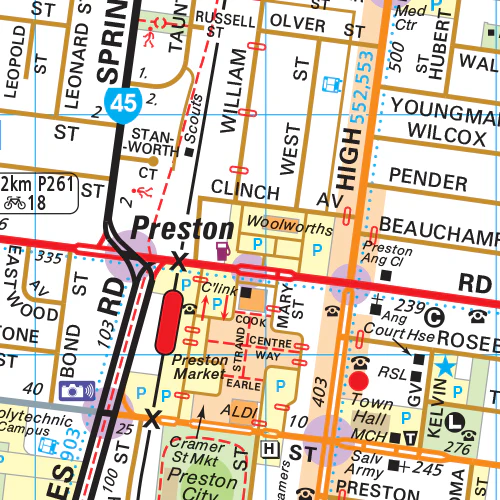 Melway Darebin Council WallMap - Image 2