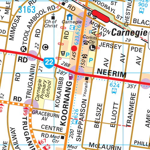 Melway Glen Eira Council WallMap - Image 2