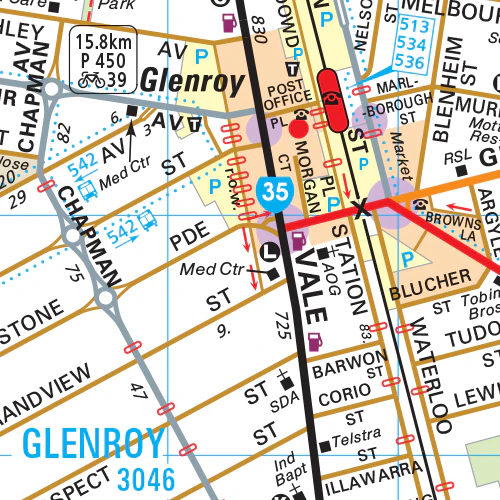 Melway Merri-Bek Council WallMap - Image 2